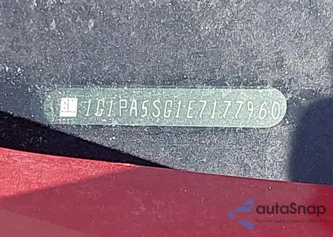 2014 Chevrolet Cruze Ls Auto z USA, uszkodzony, nr VIN 1G1PA5SG1E7177960